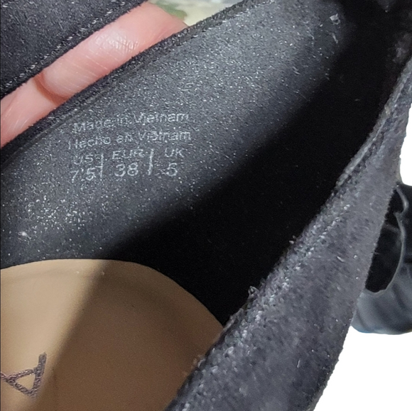 ALDO "UNELILIAN" Womans' Black Suede Stiletto Heels Lace Up Sexy Size 7.5 - Picture 7 of 7